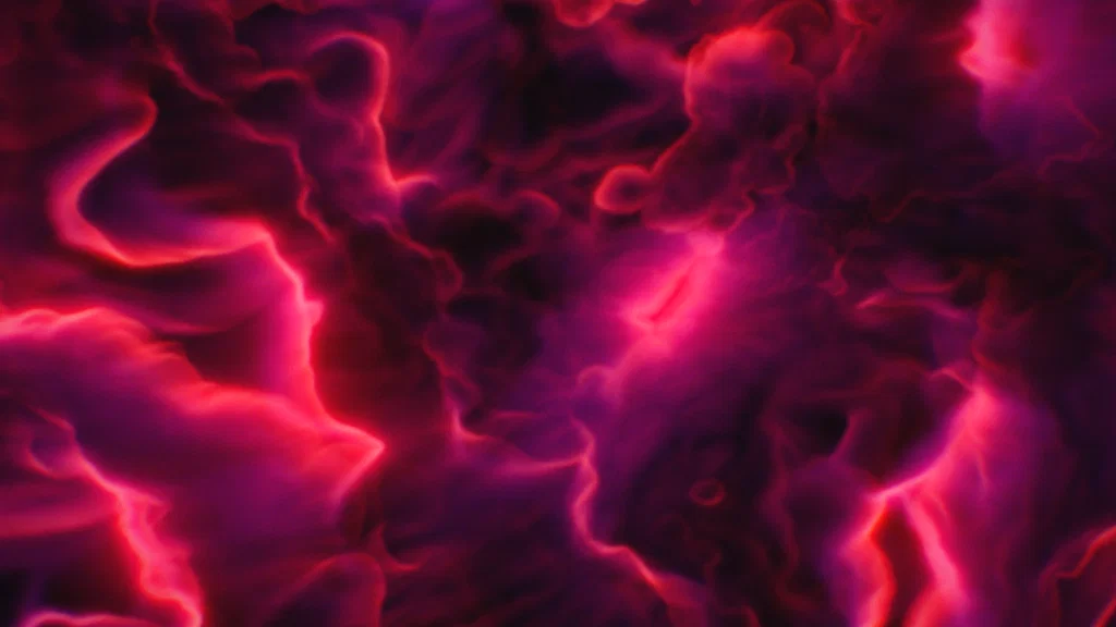 abstract pink clouds configuration
