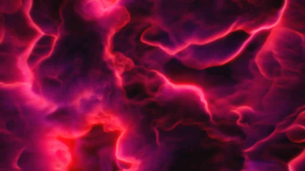 abstract pink clouds configuration