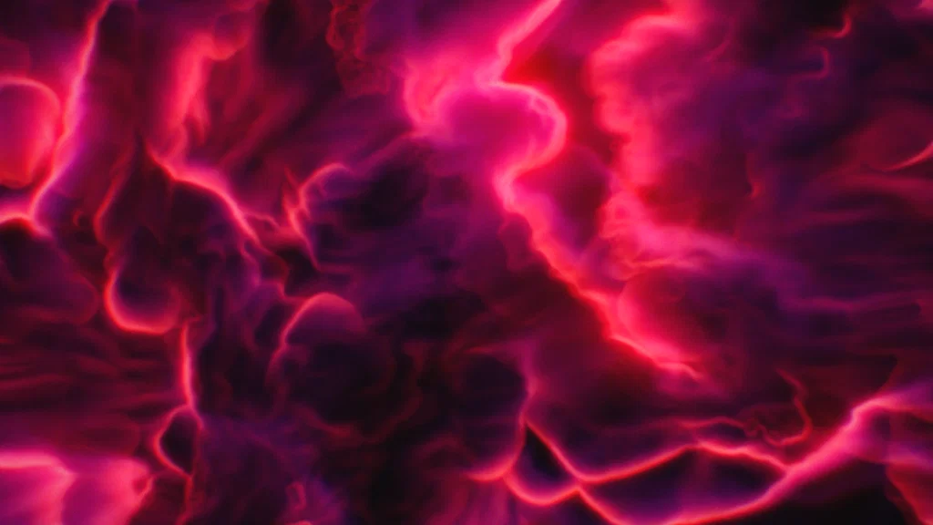 abstract pink clouds configuration